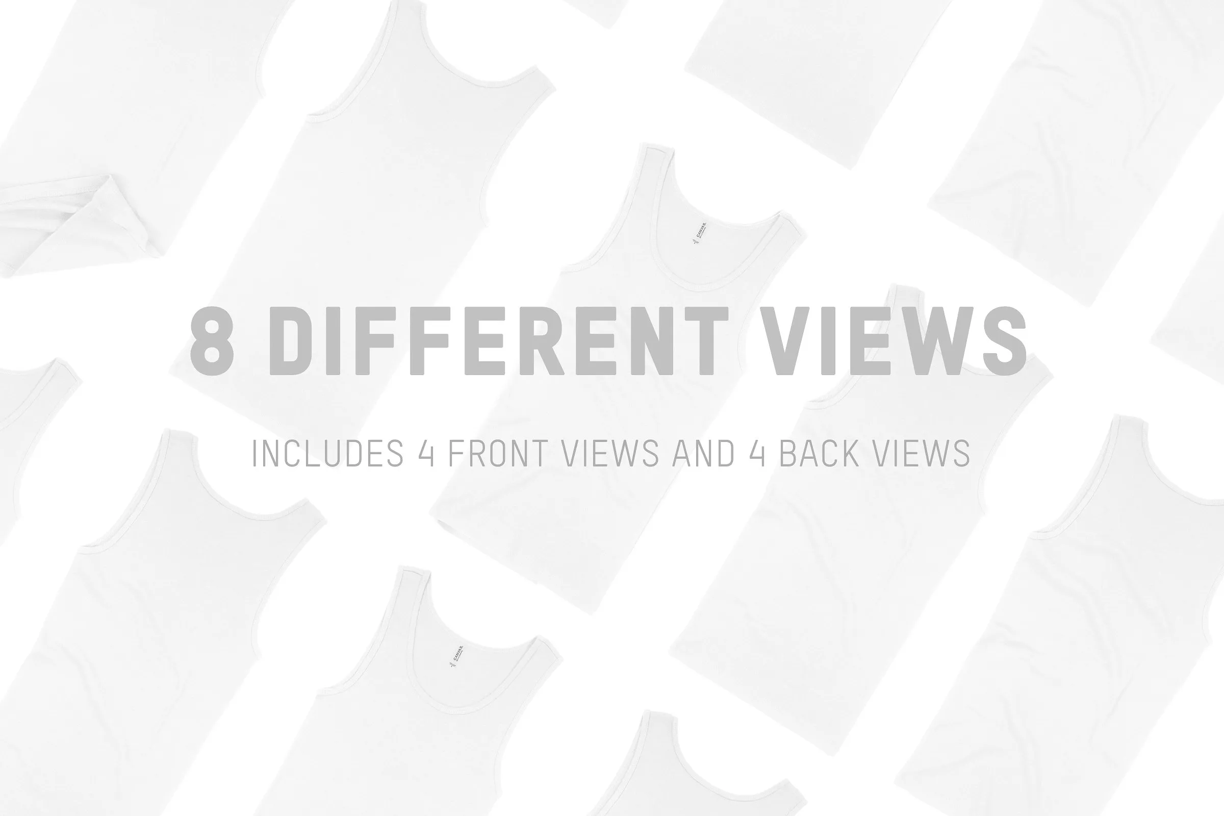 女士背心连衣裙样机模板 Bella Canvas 6012 Women’s Tank Dress插图(5)