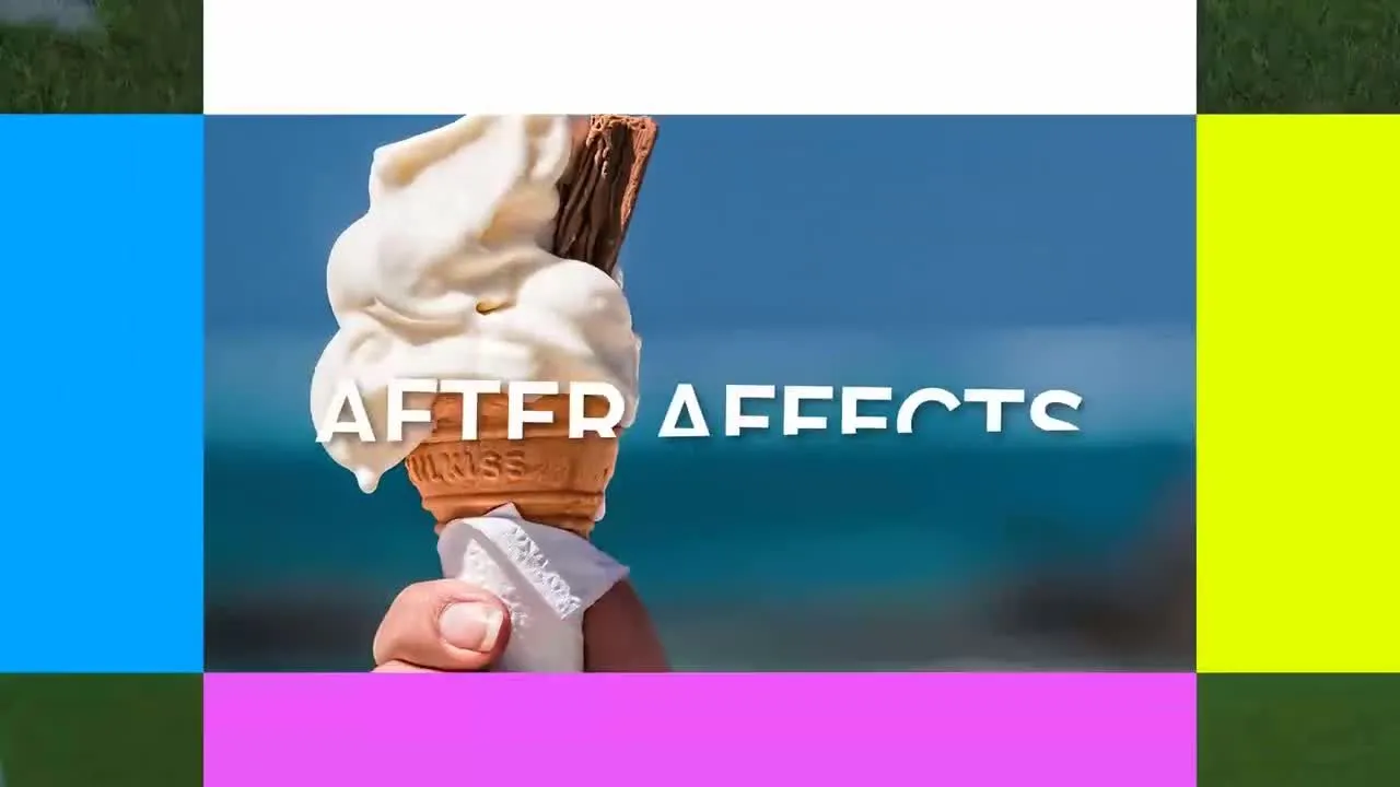 现代多屏画面切换展示片头像素设计精选AE模板