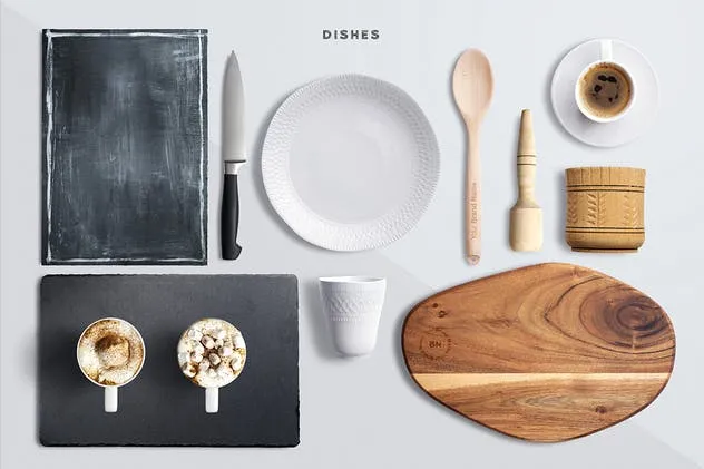 健康生态食品场景设计素材包 Eco Food Mockup Creator插图(4)