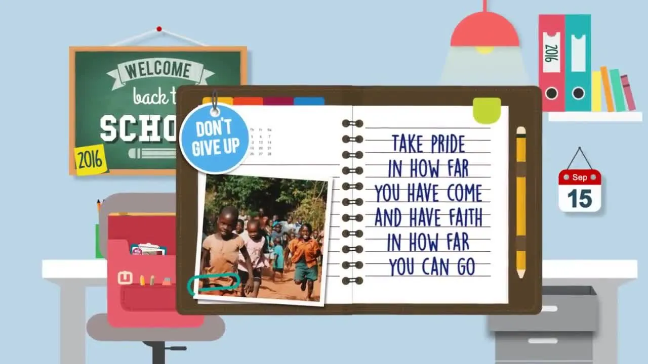 回到学校宣传介绍像素设计精选AE模板