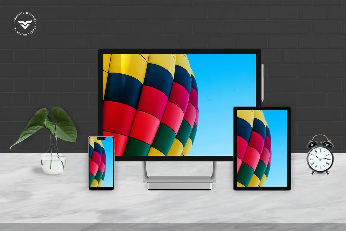 响应式设计多设备预览样机模板 Responsive Mockups插图(1)