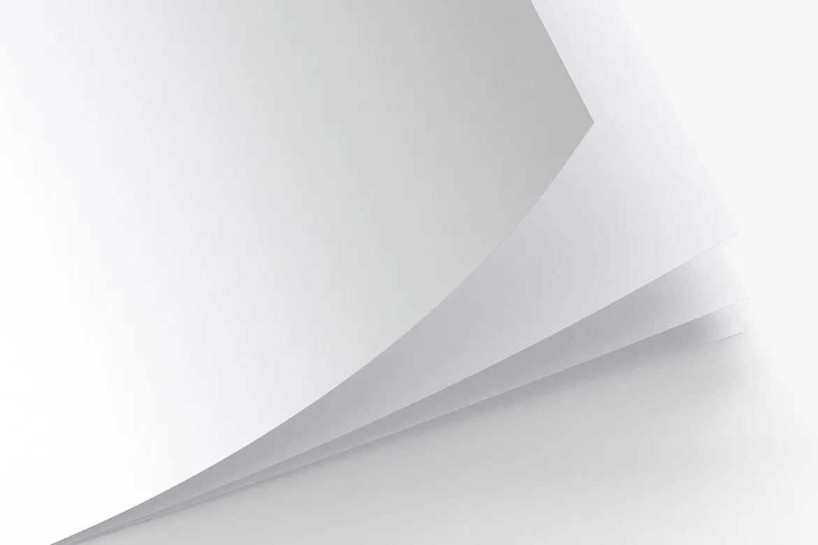 企业品牌宣传册设计翻页效果样机模板02 Thin Booklet Mockup 02插图(3)