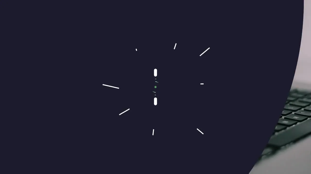 干净多彩的过渡标志像素设计精选AE模板