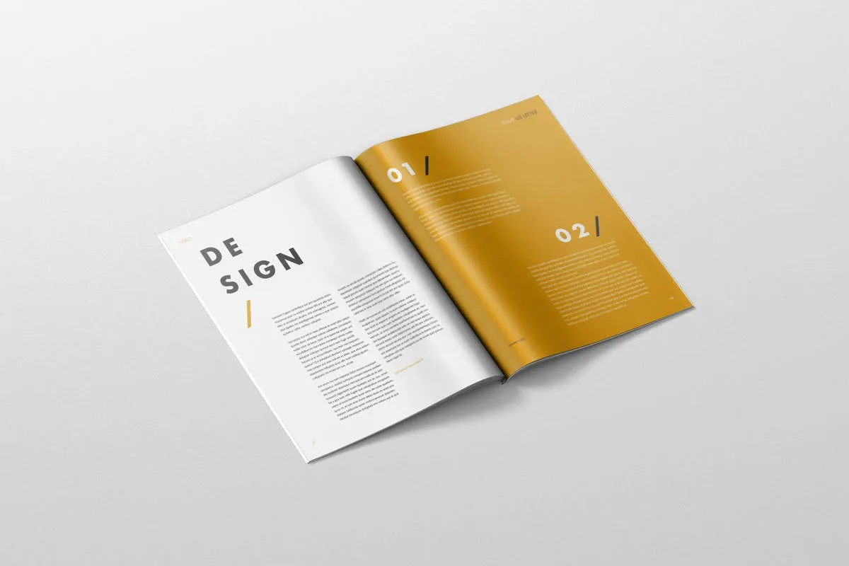 高级时尚杂志样机模板 Magazine Mockup – US Letter 8.5×11 inch插图