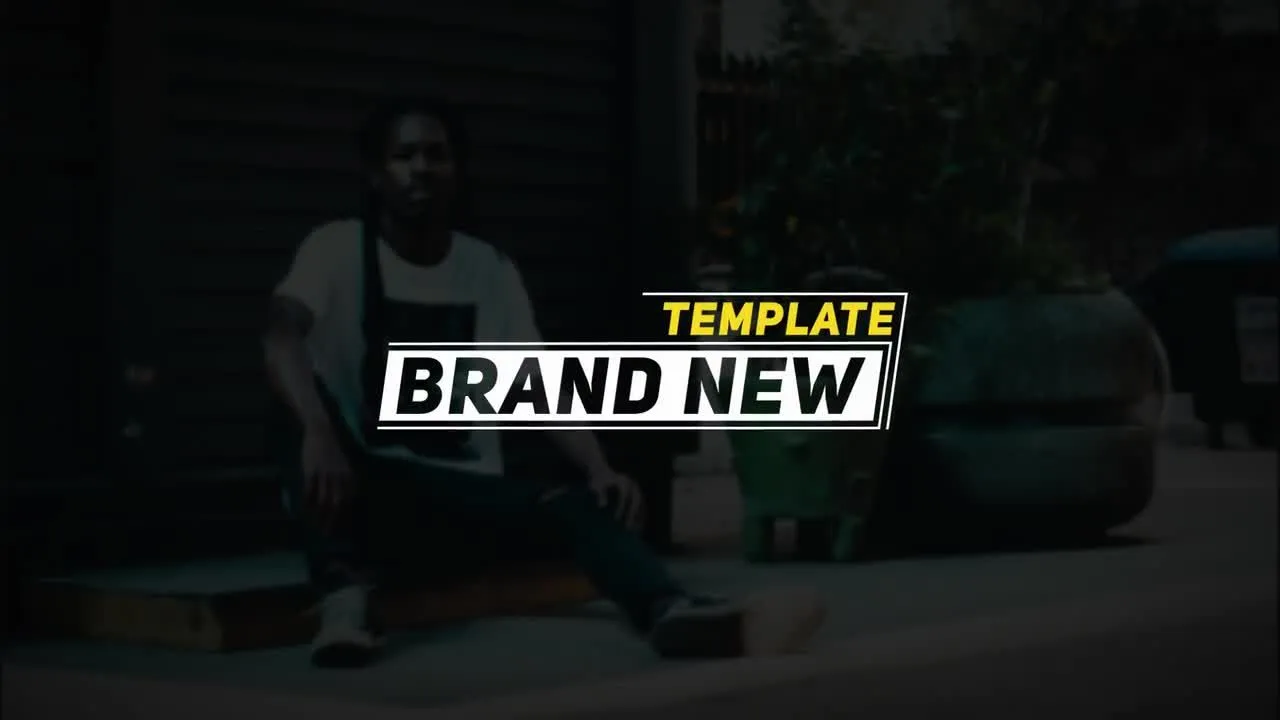 动画下三分之一或光滑的全屏标题像素设计精选AE模板