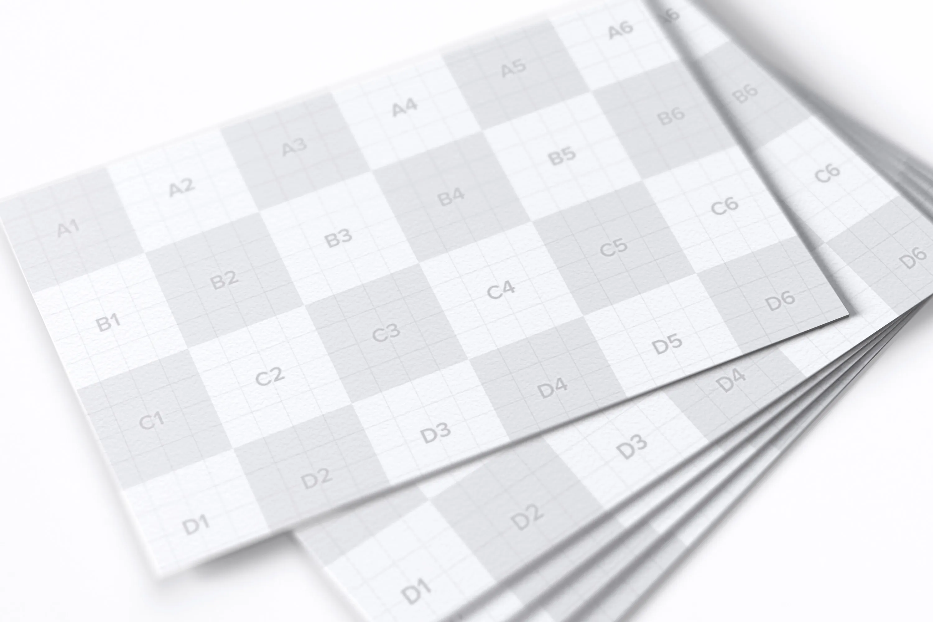 UK尺寸标准企业名片设计效果图预览样机模板04 UK Business Cards Mockup 04插图(2)