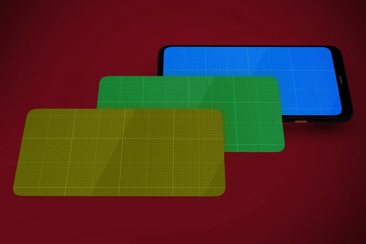 谷歌Pixel 4手机屏幕预览效果图素材库精选样机v2 Pixel 4 Mockup V.2插图(12)