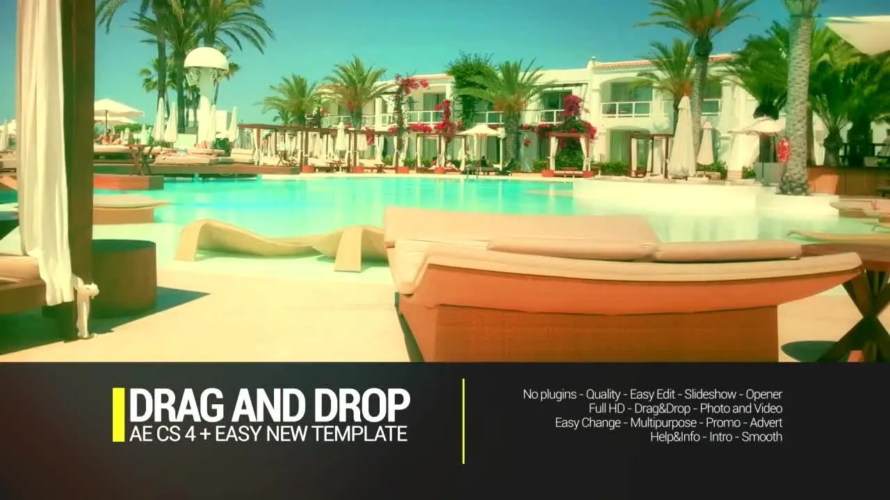 酒店促销房地产像素设计精选AE模板