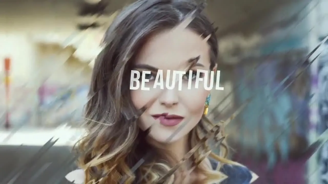 故障毛刺效果开场动画像素设计精选AE模板