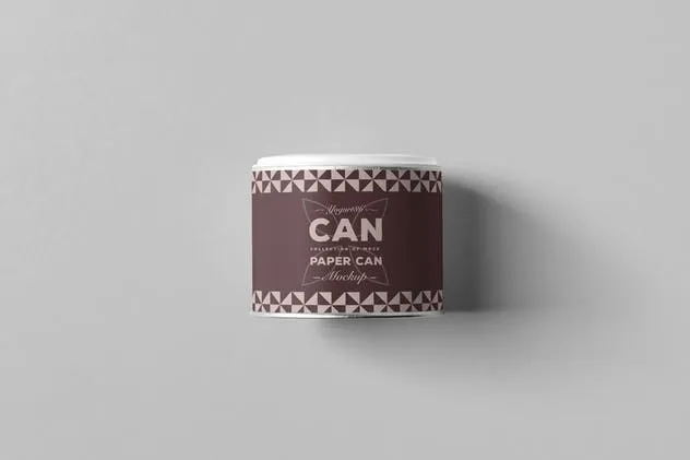 食品罐头外观设计样机 Paper Can Mock-up插图(10)