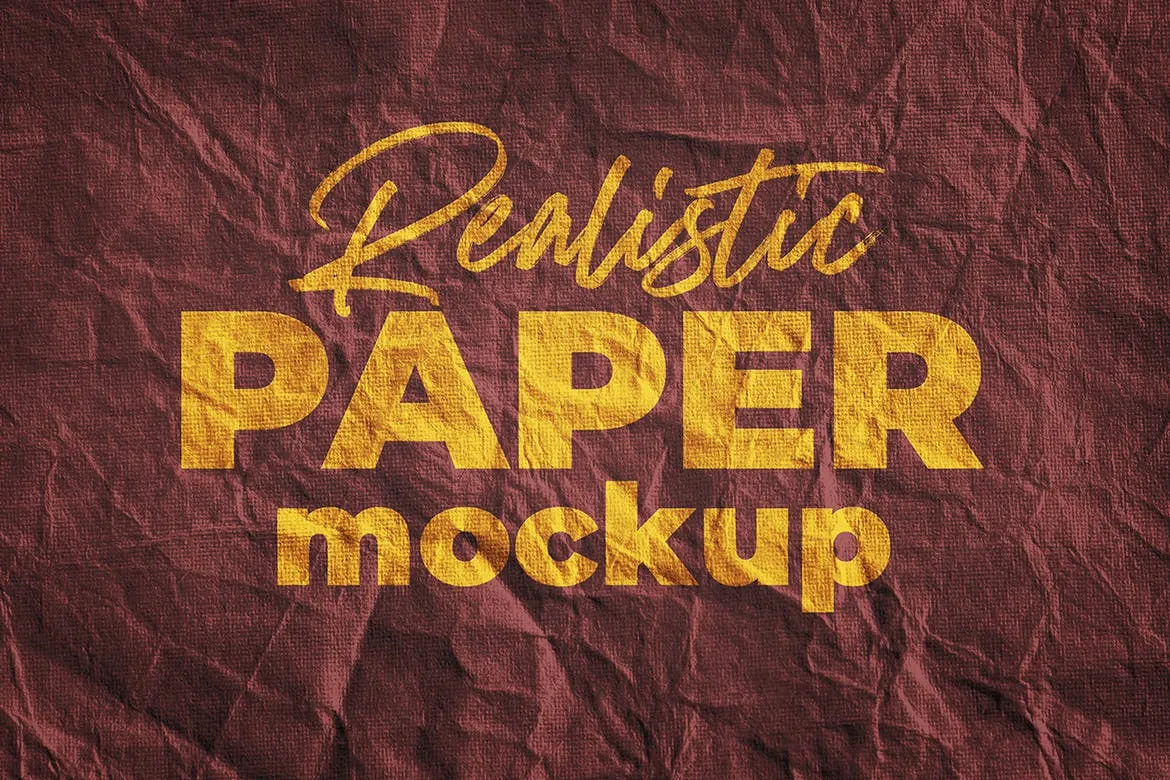 Logo设计印刷效果图纸张样机模板v1 SGM – Paper Logo Mockup.01插图(1)