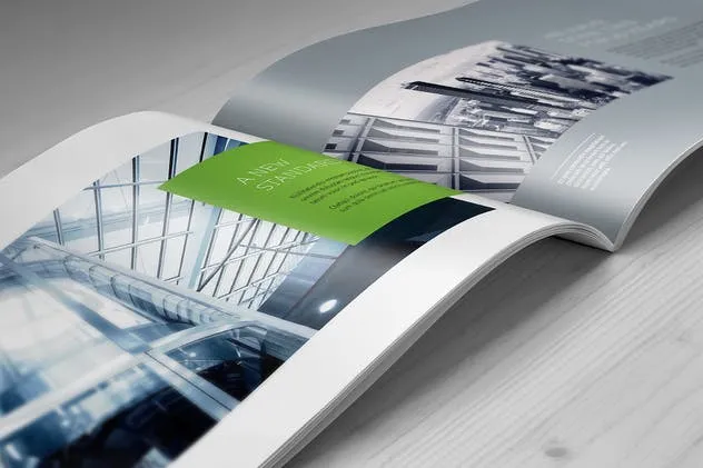 宣传画册设计样机模板 Landscape Brochure Mock-Up Set插图(7)