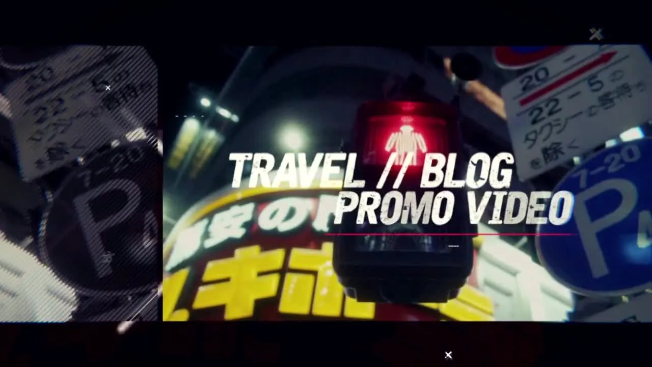 现代城市旅行时尚的像素设计精选AE模板