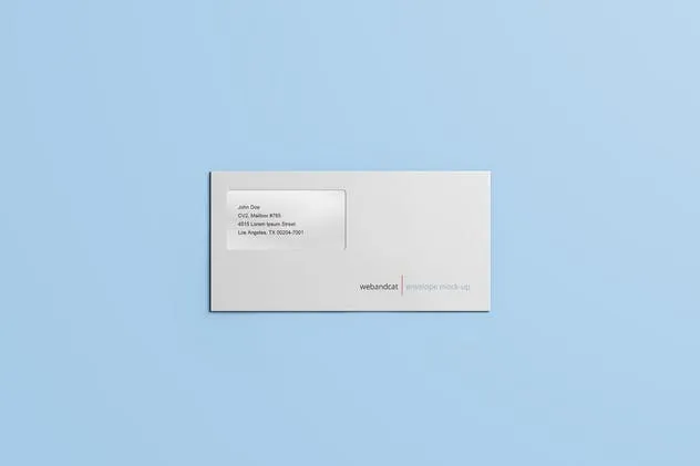 创意信封设计制作展示样机模板 Envelope DL Mock-up插图(8)