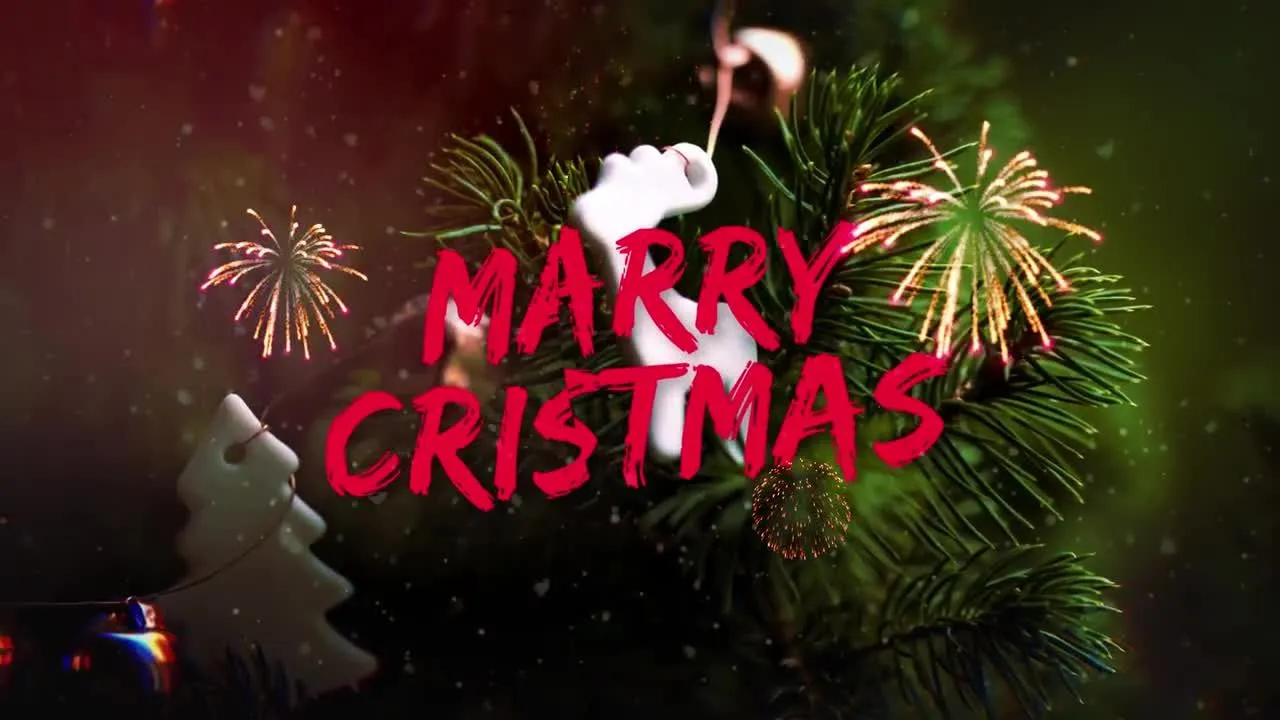 快速圣诞节照片幻灯片像素设计精选AE模板