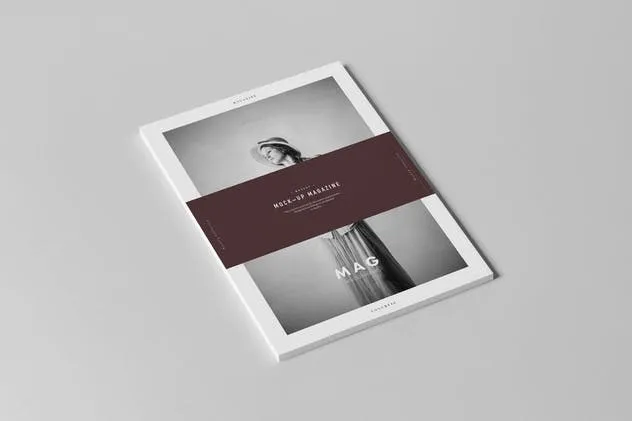 A4规格杂志设计样机模板 A4 Magazine Mock-up 3插图(3)
