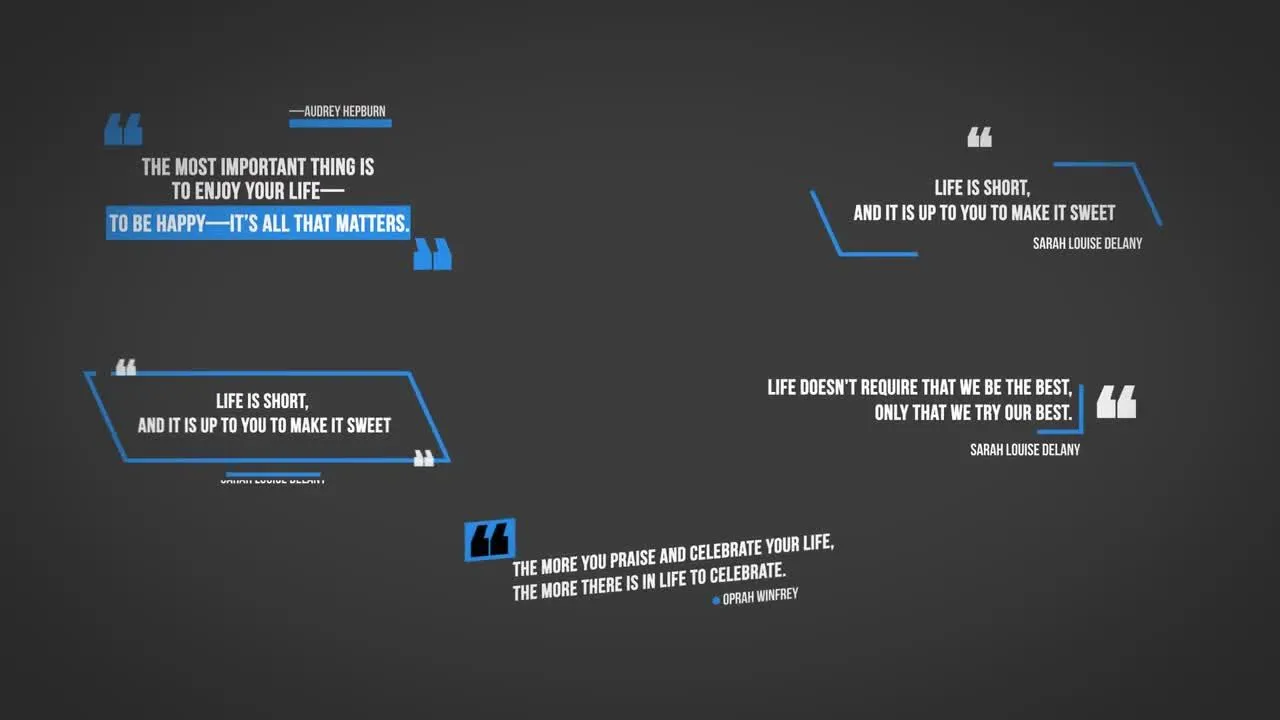 简约动画报价合集像素设计精选AE模板