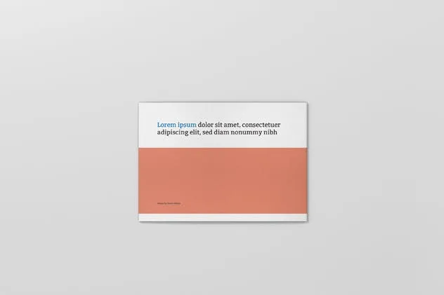 三折页横向多尺寸小册子样机 Tri-Fold Brochure Mockup – Din A4 A5 A6 Landscape插图(9)