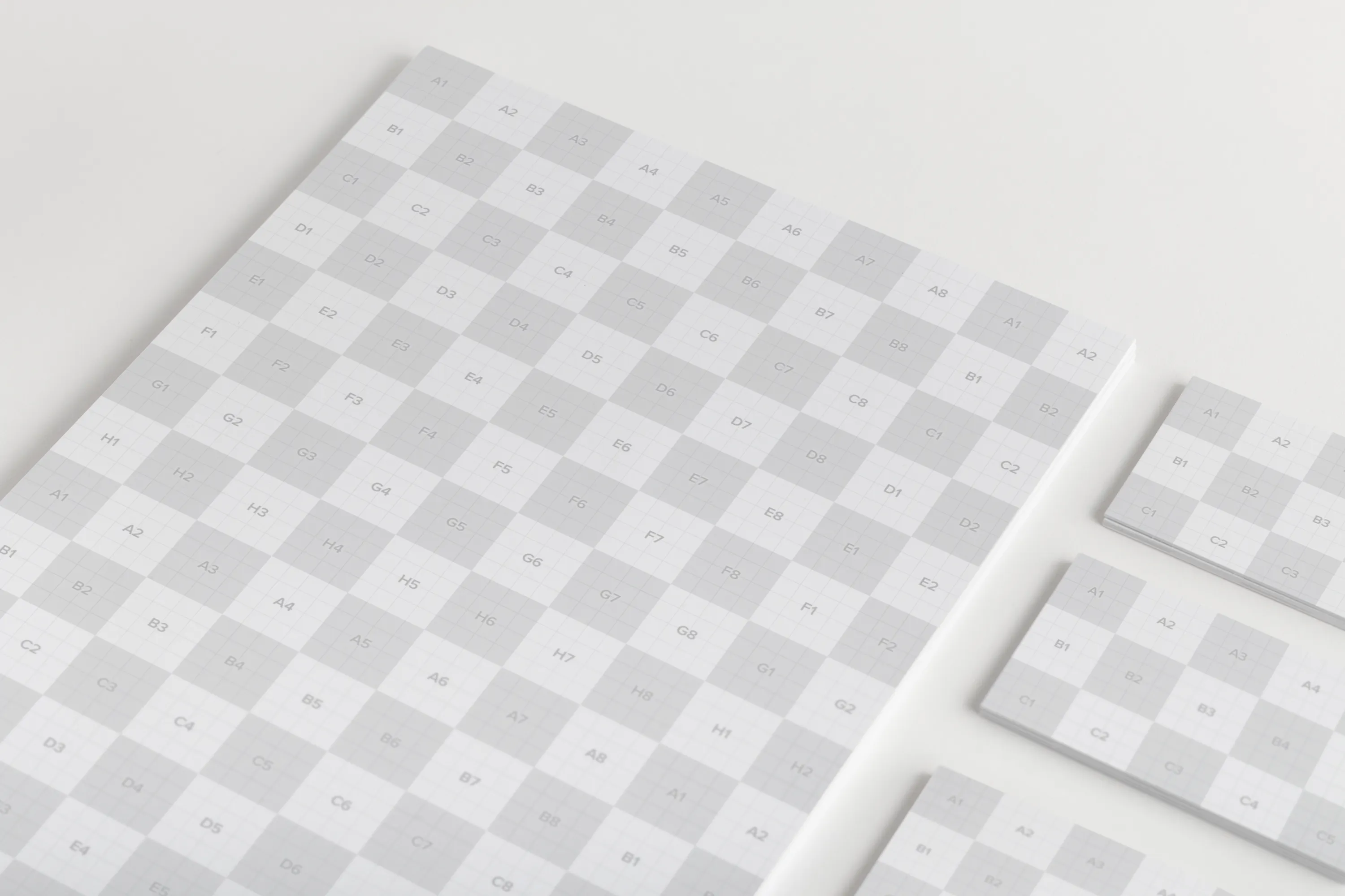 A4信纸信头＆企业名片设计效果图样机03 A4 and Business Cards Mockup 03插图(1)