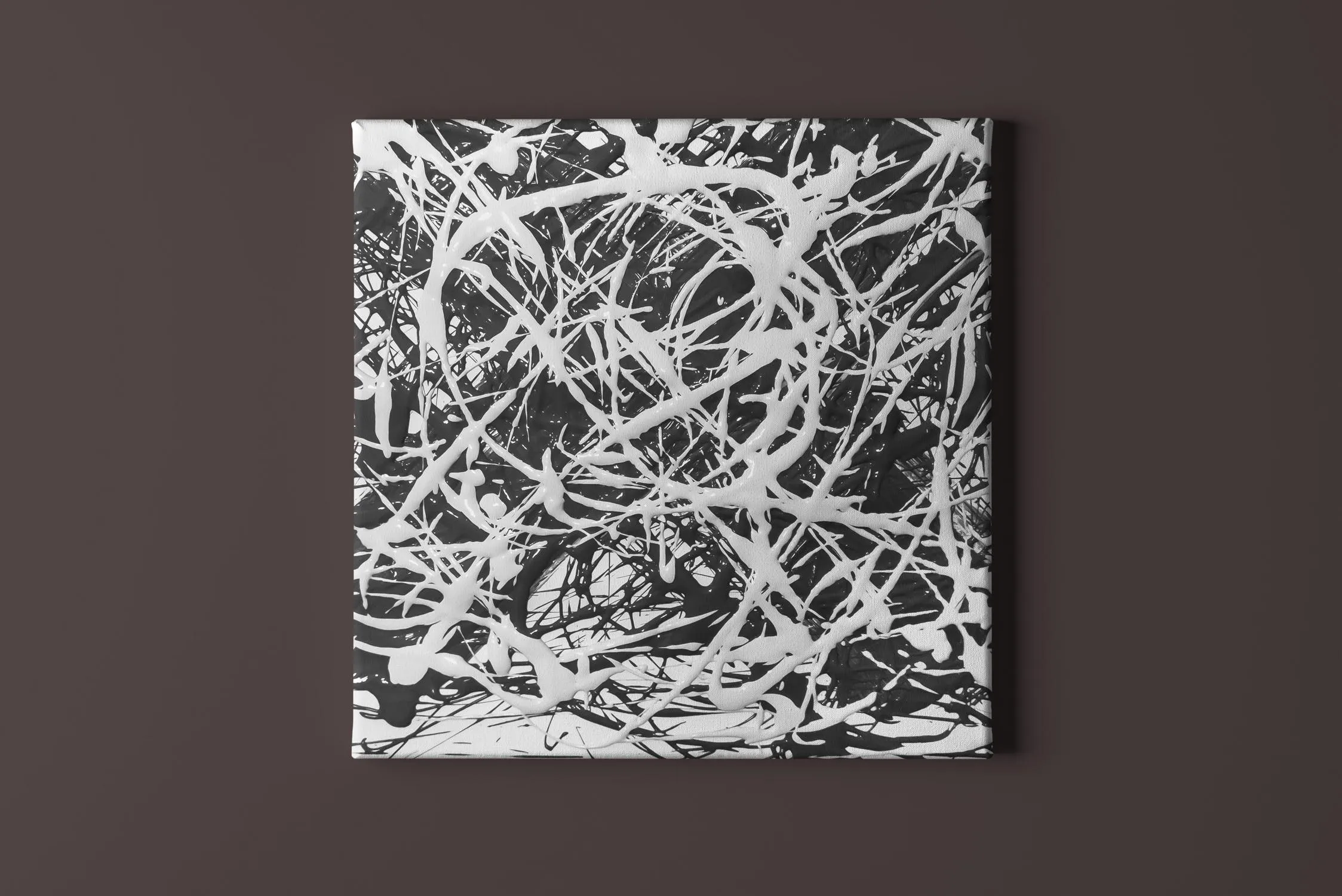 艺术创作展览画布样机v3 Canvas Mock-up 3插图(2)