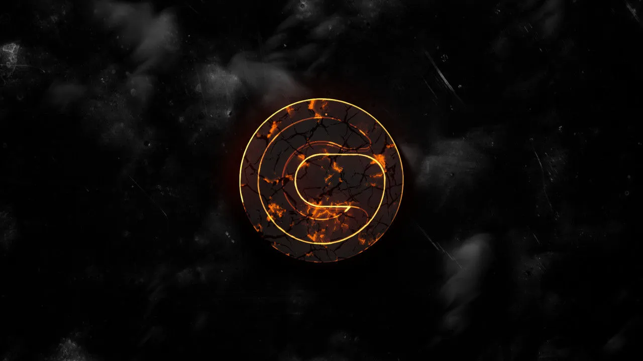 黑暗大气时尚的动态动画烟雾效果展示徽标像素设计精选AE模板