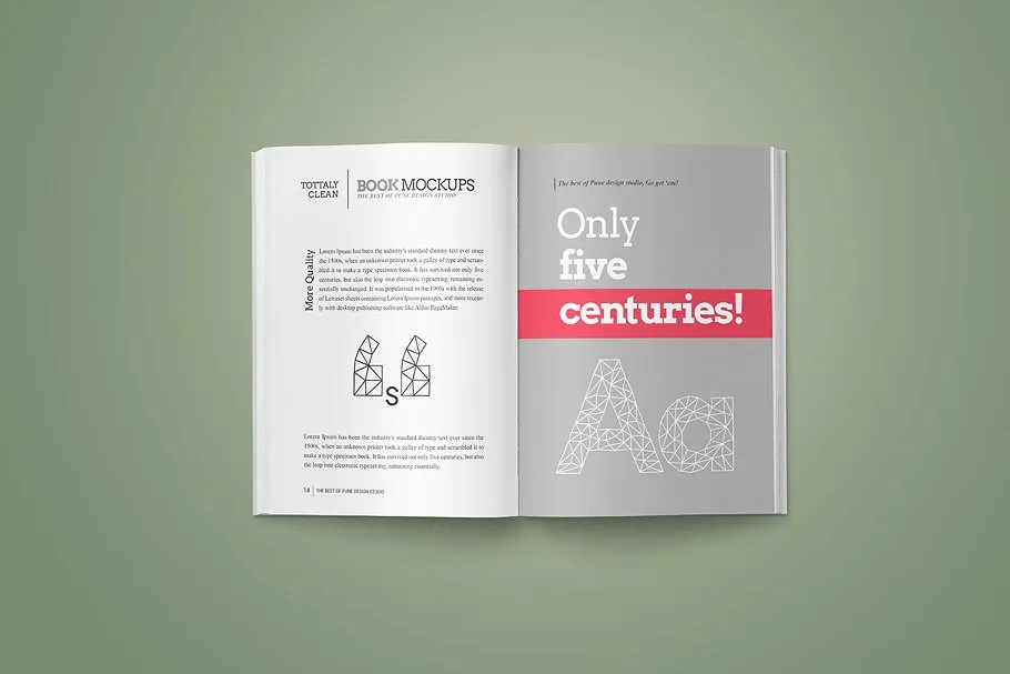 软封面书籍样机 Softcover Edition / Book Mock-Up插图(4)