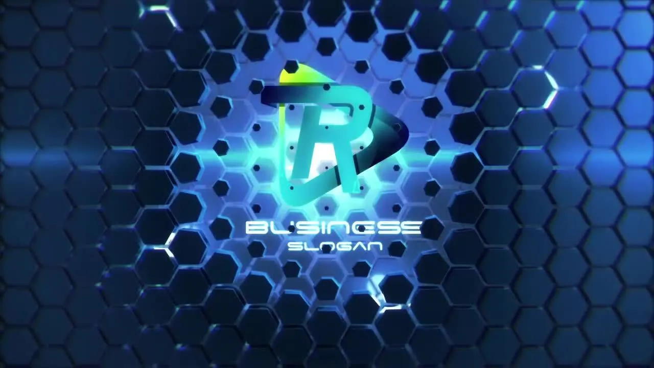 超现代的徽标显示像素设计精选AE模板