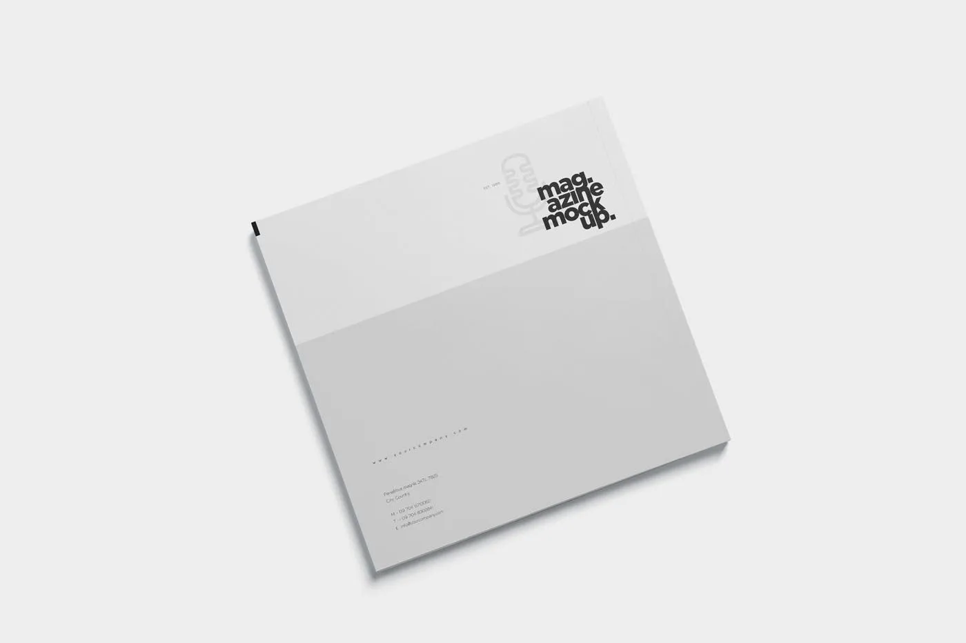 杂志设计开合状态样机模板 Open and Close Magazine Mockups插图(5)
