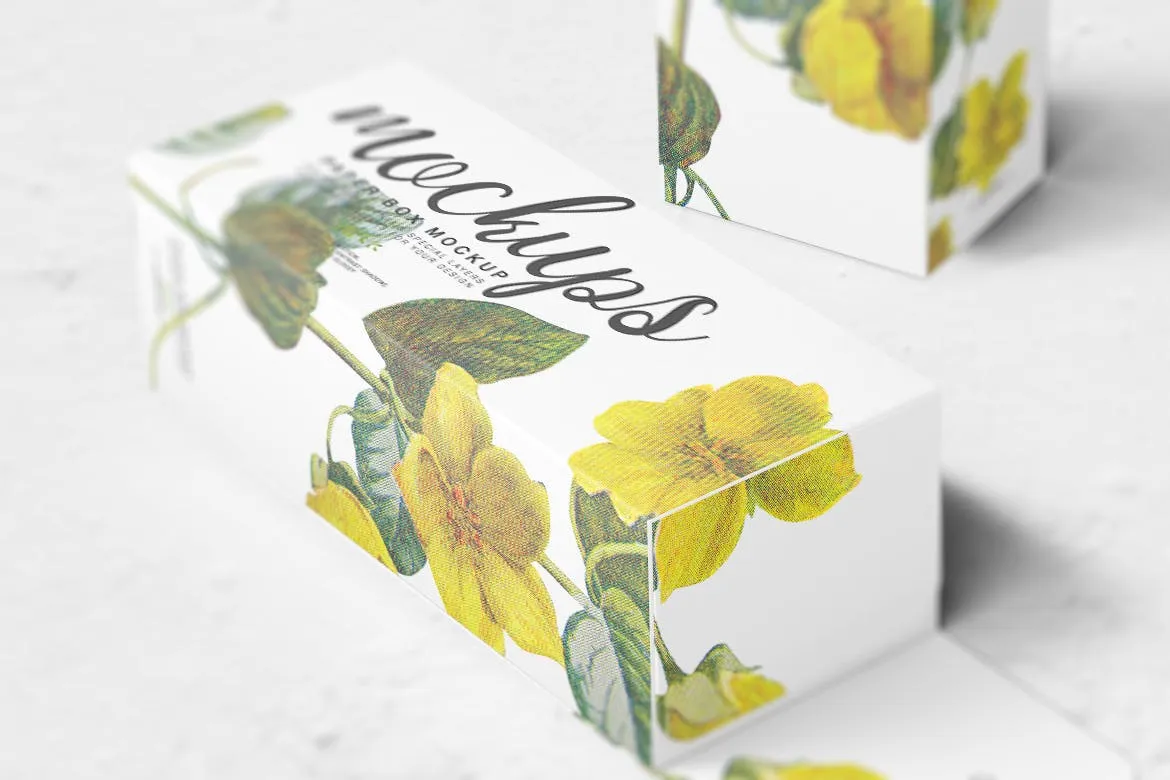 产品纸盒包装设计效果图样机模板v13 Paper Box Mockup 13插图(9)