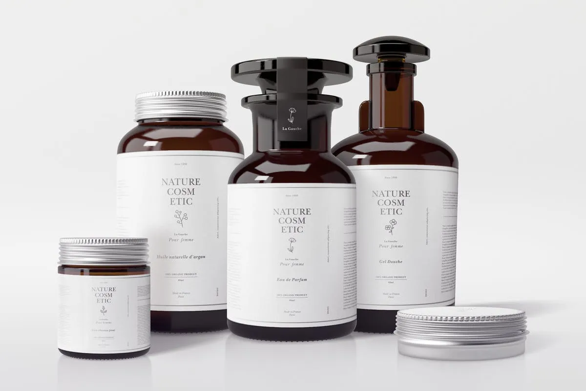 天然有机化妆品包装样机v1 Natural Cosmetic Packaging Mock-Ups Vol.1插图