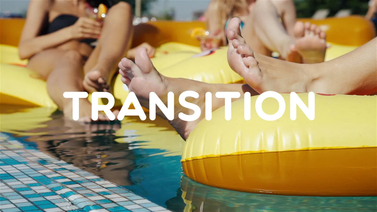 色彩缤纷的图形转场过渡像素设计精选AE模板