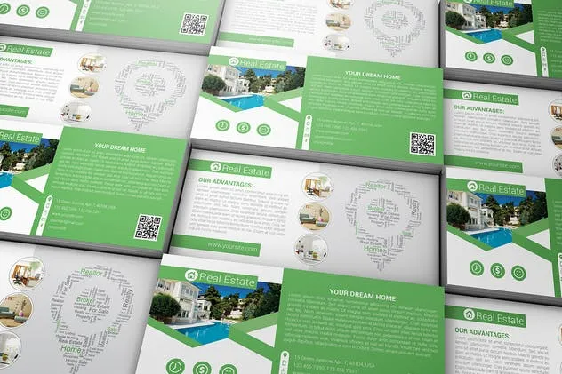 宣传推广广告传单样机 DL Flyer Mock-Up插图(7)