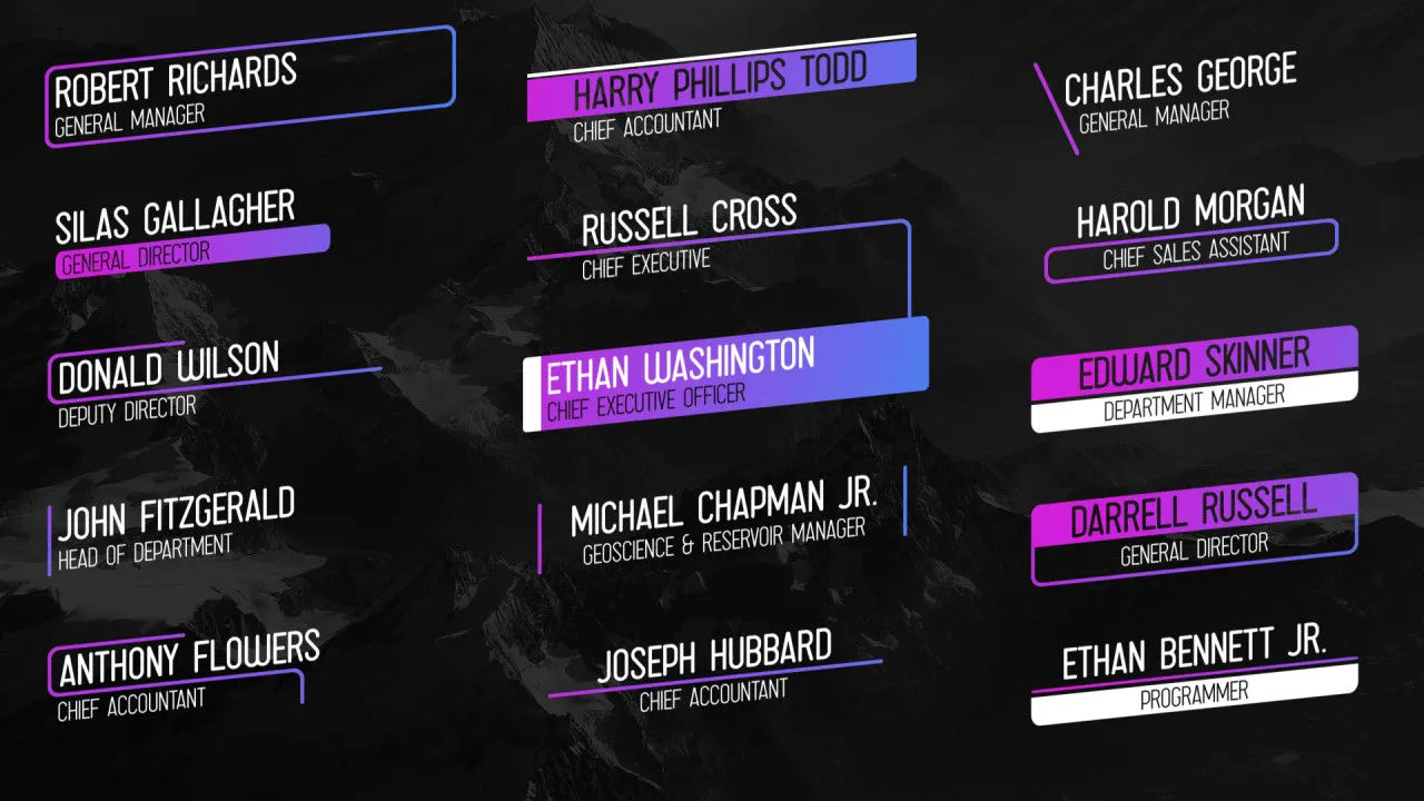 15个下三分之一企业演示全屏标题像素设计精选AE模板