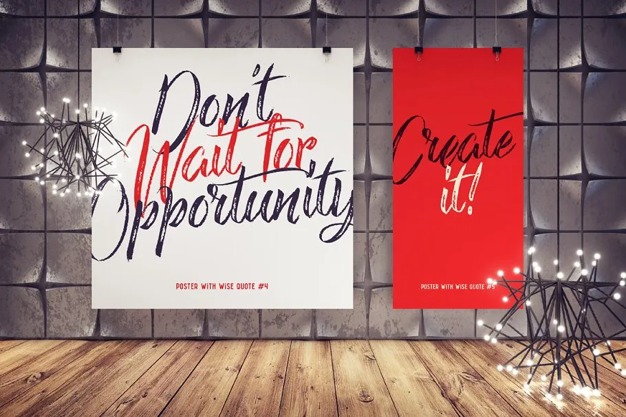 时尚室内场景样机模板 Trendy interiors scenes插图(4)