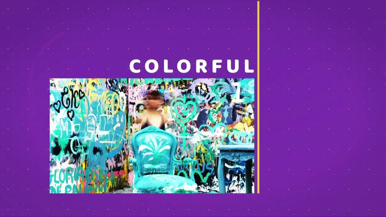 丰富多彩的的幻灯片开场白像素设计精选AE模板