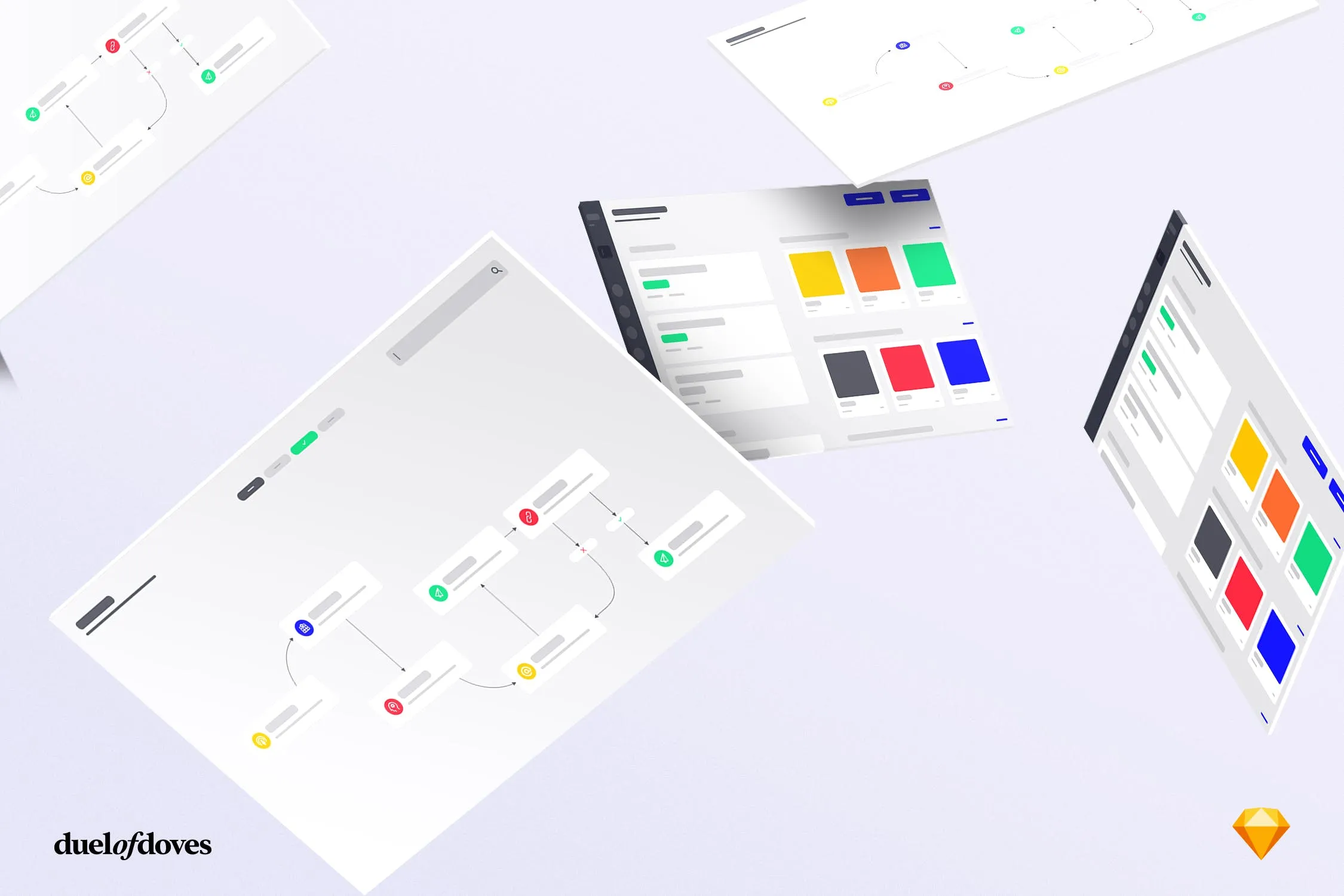 APP/Web加载状态UI设计样机模板 UI Loading state mock ups – vol.1插图(1)