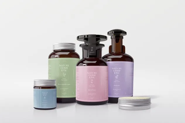 天然有机化妆品包装样机v1 Natural Cosmetic Packaging Mock-Ups Vol.1插图(1)