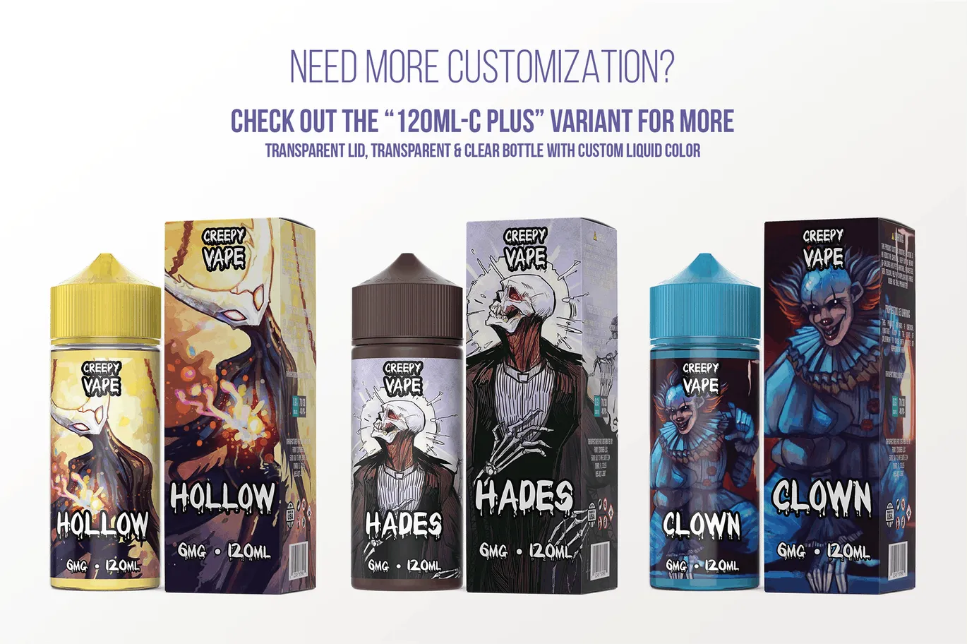 120ml容量装电子烟油瓶外观设计预览样机模板 eLiquid Bottle Mockup v 120ml-C插图(7)