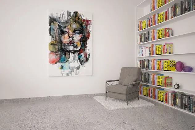 室内油画作品展示样机模板Vol.4 Picture Art Mockup [Vol 4]插图(7)