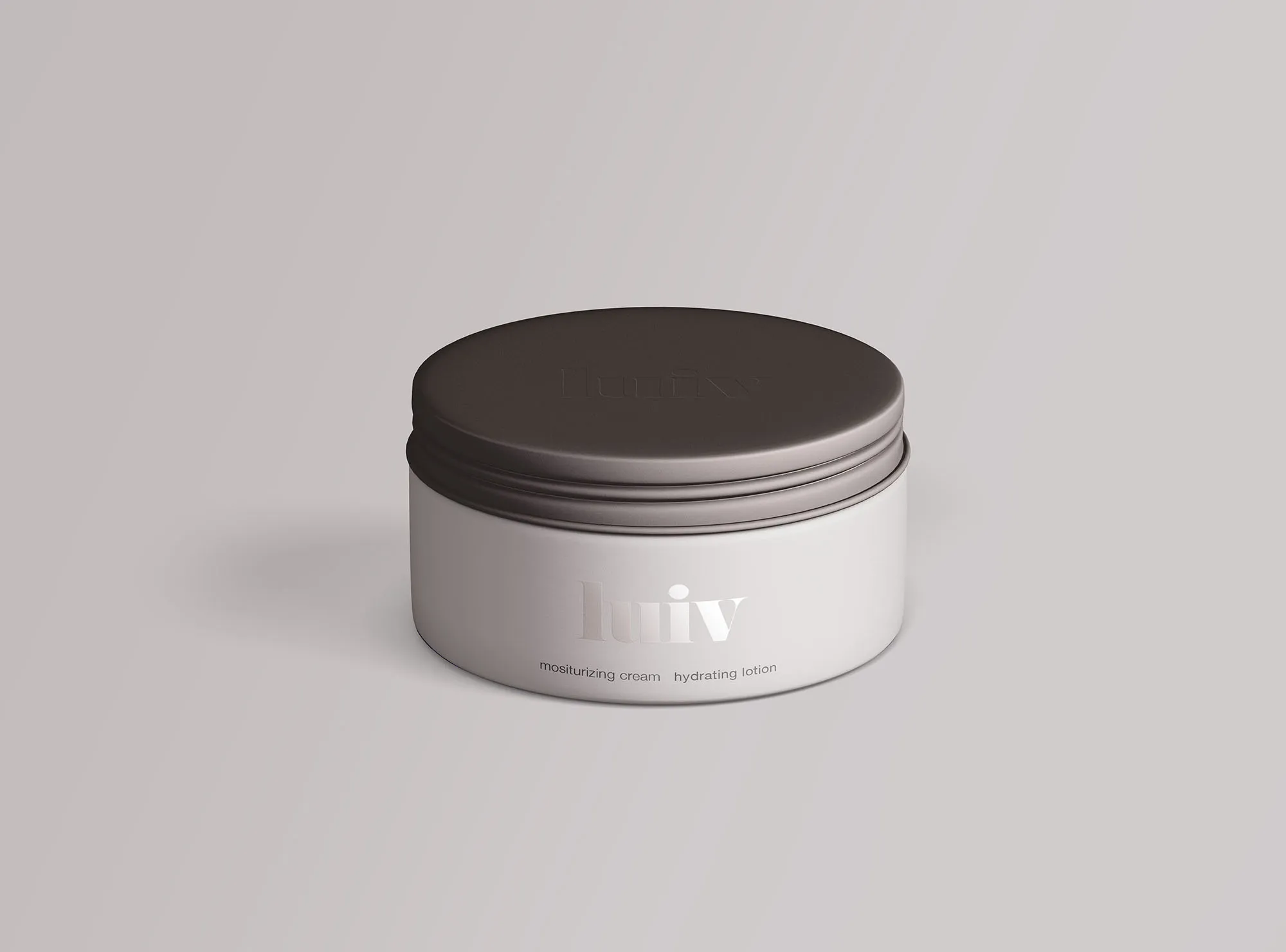 化妆品膏霜盒包装设计样机 Cosmetics Jar Mockup