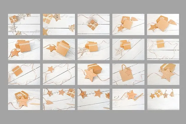 圣诞节礼品主题照片背景场景样机合集 Christmas Mock Up Photos Collection插图(4)