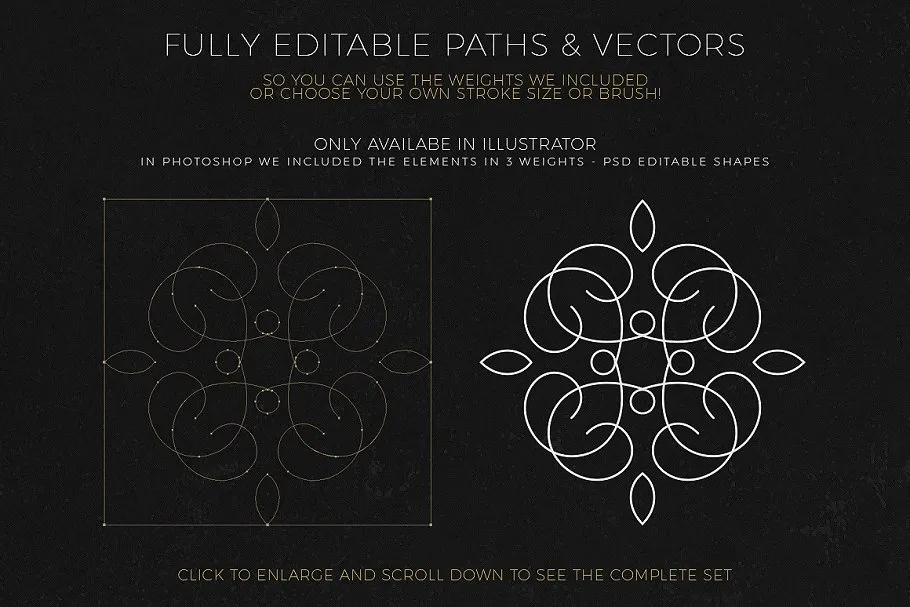 商标Logo设计素材工具包 Logo Creation Kit – Monogram Edition插图(2)