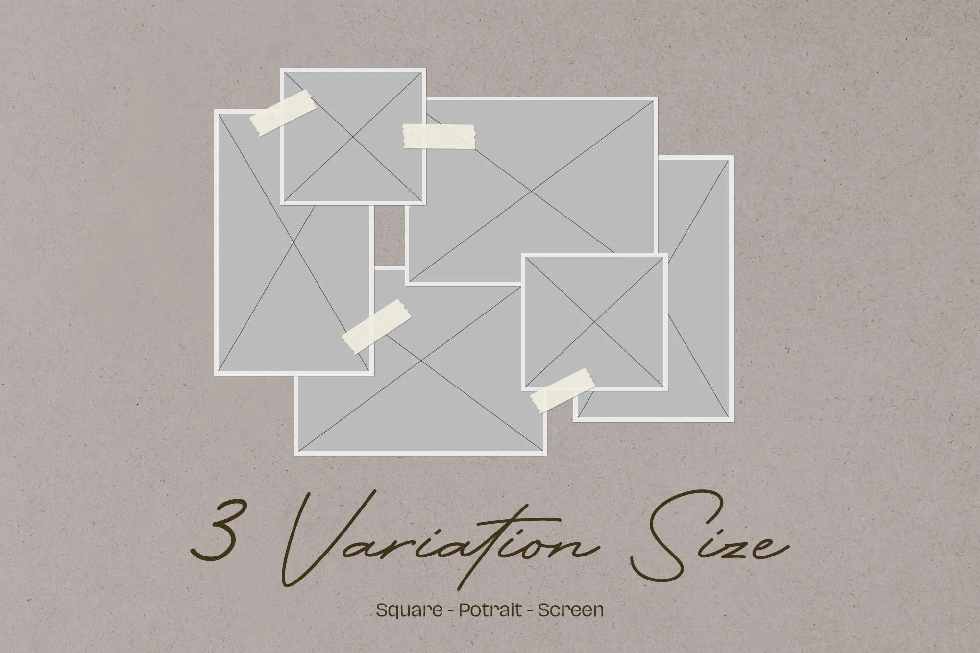 10种风格作品集情绪板展示样机素材库精选PSD模板 Moodboard Mockup Kit插图(7)