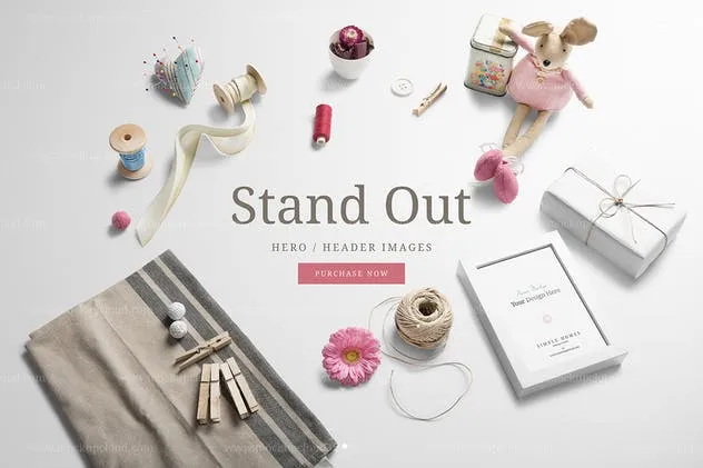 经典样机模板v9-手作工艺品品牌样机 Simple Homes Mockup Vol. 9插图(2)