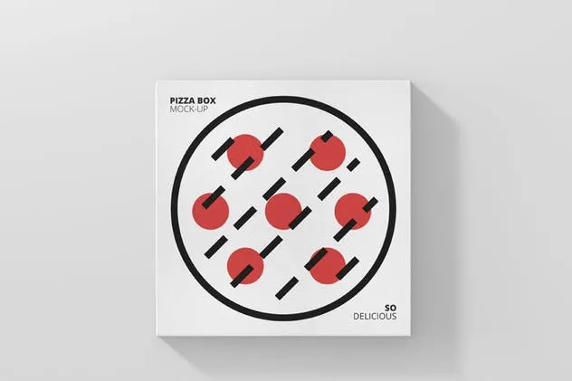 披萨配送外带包装设计样机模板 Pizza Box Mock-Up – Supermarket Edition插图(5)