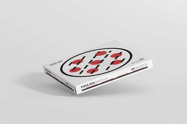 披萨配送外带包装设计样机模板 Pizza Box Mock-Up – Supermarket Edition插图(7)
