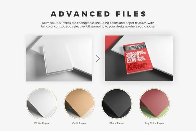 高端红色精装书样机vol.1 Hardcover Book Mockup Vol. 1插图(5)