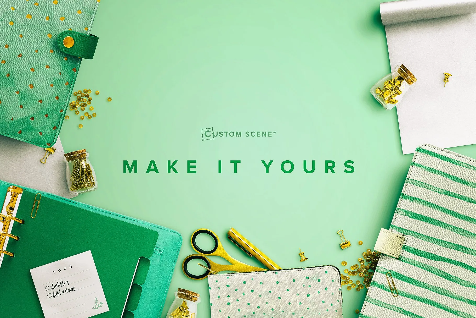 现代金属和女性配件元素场景设计工具包[2.08GB] Planner Ed. Lite 1 – Custom Scene插图(7)