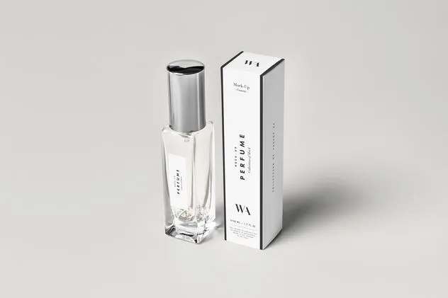 浓郁香水化妆品外观样机模板v2 Perfume Mock-up 2插图(2)