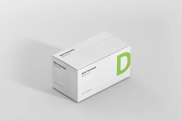 高品质宽矩形包装盒外观设计样机 Package Box Mock-Up – Wide Rectangle插图(4)